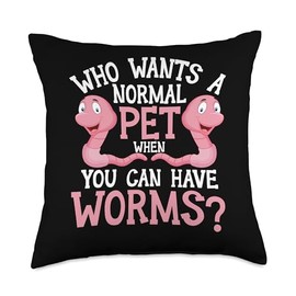Worm Composting Bin Composter Bin Vermicomposting Worm Farm Throw Pillow