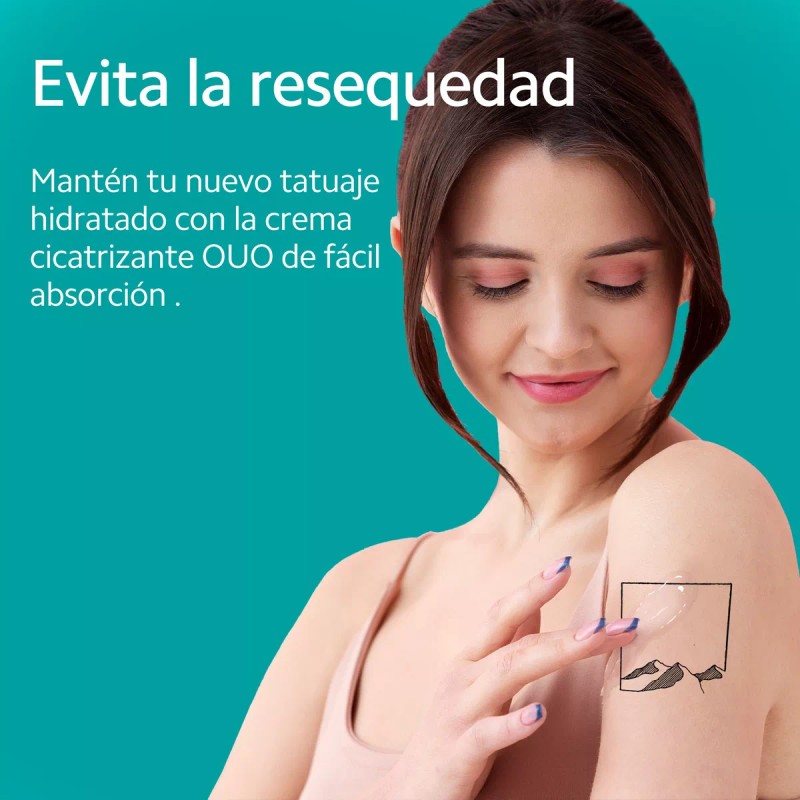 OUO Crema Cicatrizante Curación Rápida De Tatuaje Hidratante Ouo
