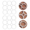 2 Pcs Trivet Heat Resistant Mat Non Slip Durable Flexible