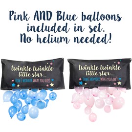 Gender Reveal Balloon Drop Bag | Twinkle, Twinkle Little Star