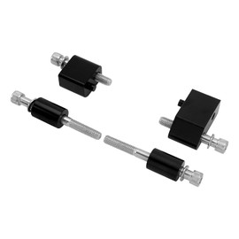 Driver Floorboard Extensions 1.25 inch Spacer Extenders Kit Compatible with Harley Touring Street Glide Road Glide Road King Electra Glide 2009-2024 FL Trikes 2009-2013 (Black)