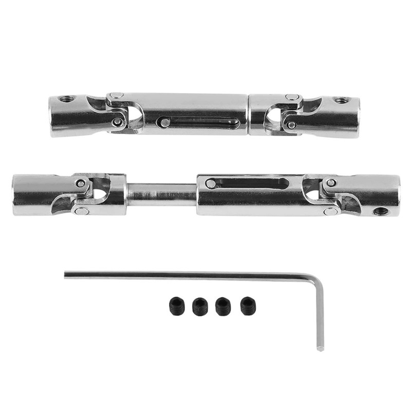 Yctze 2 Pack Upgraded Metal Drive Shaft Parts for WPL