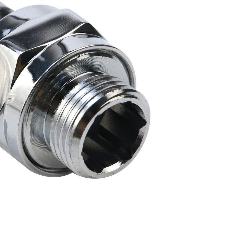 Tsnamay Chrome Finish Shower Head Swivel Ball 360°Brass Chrome Shower