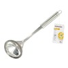 Fackelmann Ladle 32cm Oval Handle Practical Stainless Steel Soup Ladle