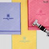 Songwol Microfiber AB Block Pattern Long Sports Towel 20x100cm Lavender / Basic Case 1pc / Screen Printing 5ea