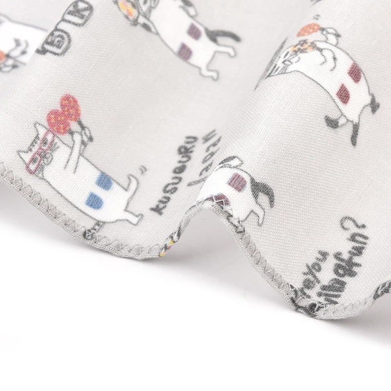 Kusuguru Japan Gauze Tenugui, Cat Roll Gay