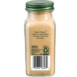 Simply Organic White Onion Powder, 3-Ounce Jar, Organic US Grown Onions, Real Onion Taste Without The Tears, Kosher, Non GMO