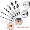 6 Piece Stubby Drill Set, Hexagonal Drill Bit Set, HSS