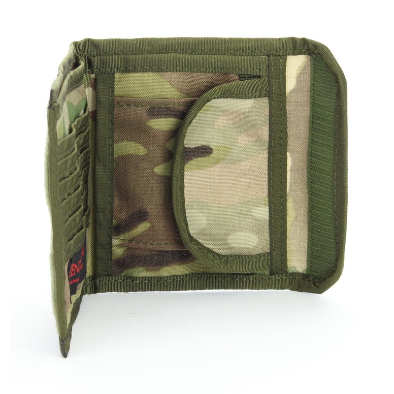 Zentauron EDC Cordura Wallet with Velcro Fastening, Note Compartment, Change