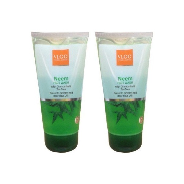 VLCC Neem with Chamomile & Tea Tree Face Wash (Pack of 2) 300 ml ship from India)