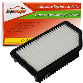 EPAuto GP206 (CA11206) Replacement for Hyundai/Kia Extra Panel Air Filter for Accent (2012-2017), Veloster (2012-2017), Rio (2012-2017), Soul (2012-2019)