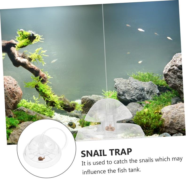 TEHAUX Snail Trap for Aquarium 2 Pieces Fish Tank Accessory