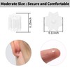 Rubber Earring Backs Soft Clear Earring Backings for Studs Hypoallergenic