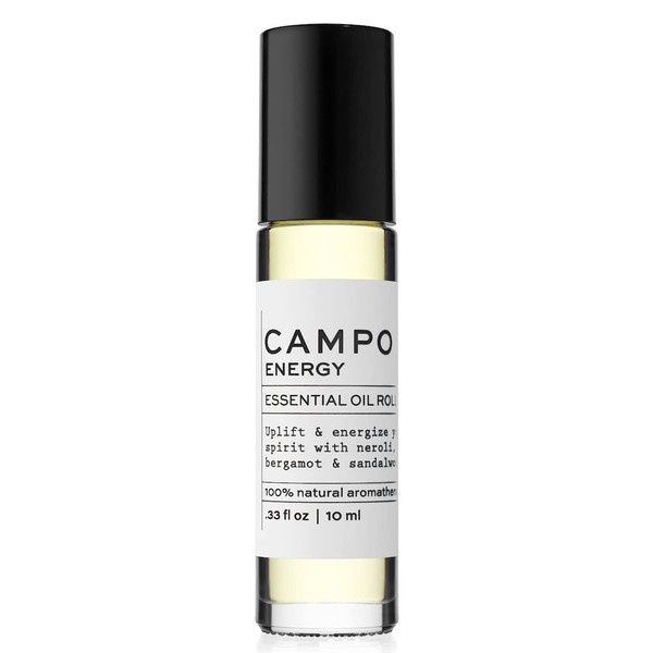 Campo - Clean Essential Oil Roll-On Blend | Natural, Non-Toxic Wellness (Energy, 33 fl oz | 10mL)