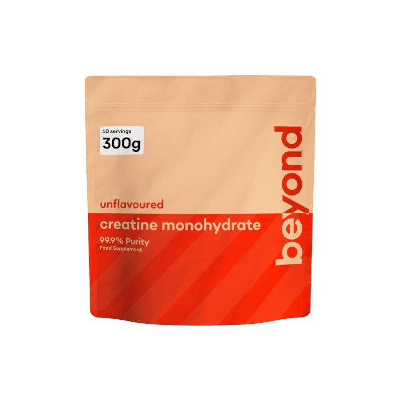Beyond Creatine Monohydrate Powder, 99.9% Pure Micronised, Unflavoured, Vegan Friendly,