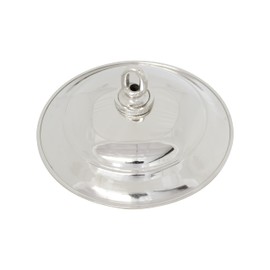 RCH Hardware CN-BR05-152 Brass Round Ceiling Canopy, 6 Inch, Polished Nickel