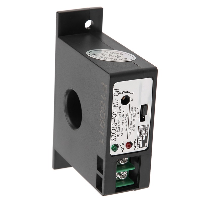 Normally Open Current Sensing Switch Adjustable AC 0.5-200A SZC03-No AL-CH