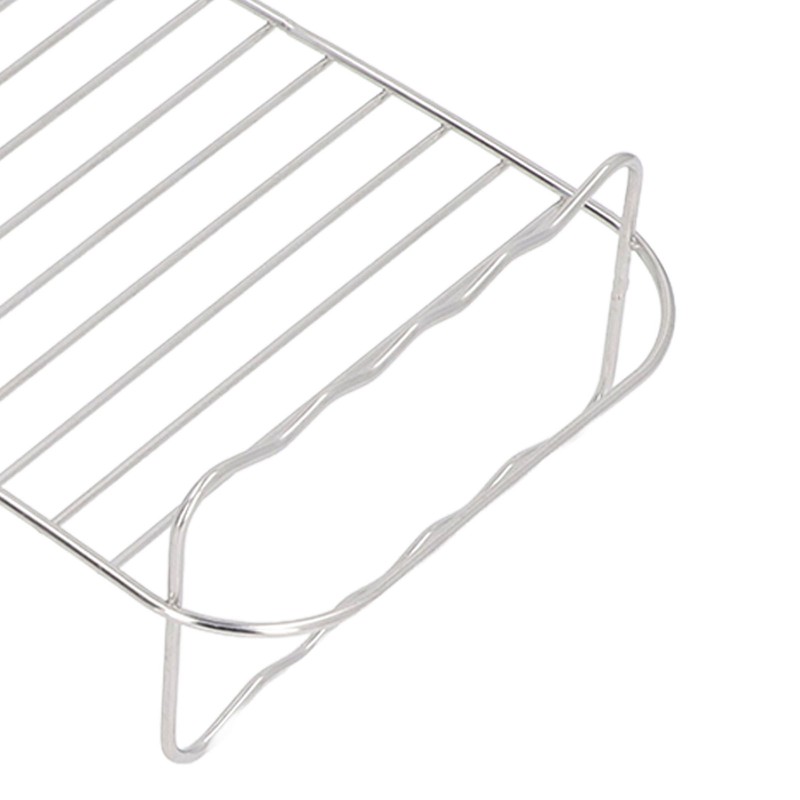Double Layer Baking Grill Stainless Steel Dishwasher Safe Heat Evenly