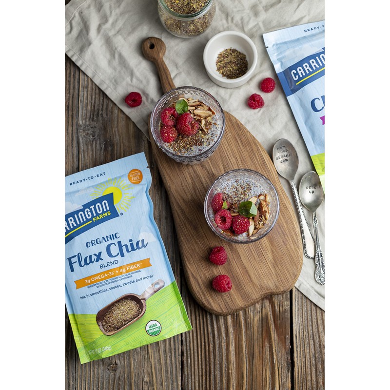 Carrington Farms Flax Chia Blend, Gluten Free, USDA Organic, 12