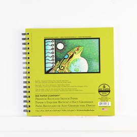 Bee Paper Recycled Sketch Pad, 11-Inch by 14-Inch