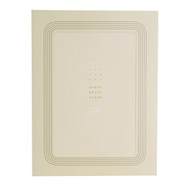 Chikuma 09200-1 Photo Frame Paper Photo Stand Postcards Line Cream