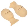 Eyelash Mannequin Head High Simulation Elastic Washable Soft Silicone Makeup