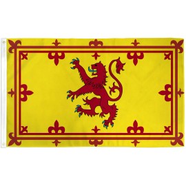 Trade Winds Scotland Lion Flag 3x5ft Flag of Scotland Scots Flag 3x5 House Flag 5X3 100D