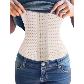 ACPLK Waist Trainer for Women Tummy Control Body Shaper Waist Cincher Shapewear with Steel Bones