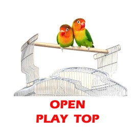 Mcage Large Canary Parakeet Cockatiel LoveBird Finches Budgie Cage For Small Birds