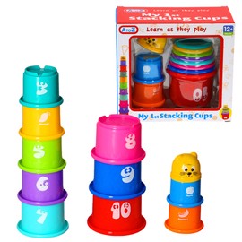Atoz 63307 My 1st Stacking Cups, Multicolor