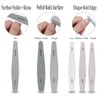 GeekerChip Professional Nail File Set [6 Pieces], Professional Double Sided