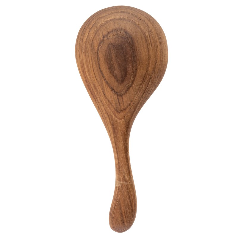 Karma Gifts, Bali Teak Curved Spoon Short