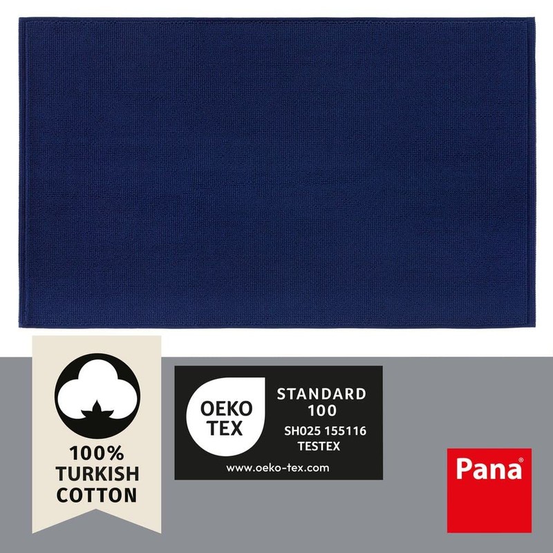 PANA Cotton Bath Mat Non-Slip • Shower Mat and Bath