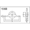 TRUSCO(トラスコ) ベアリング戸車 平型 Φ30 (2個入) THS-25-30F