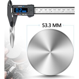 Upgrade 3 Pack Espresso Puck Screen for Breville Espresso Machine Ninja Cafe Luxe, 430 Stainless Steel 0.2mm Ultra-Thin Portafilter Filter Screen, 53.3mm