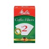 Melitta Super Premium #2 Cone Paper Filters White, 100 Count