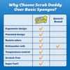 Scrub Daddy 4 Scrub Daddy Sponges & 4 Scrub Mommy