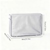 Silver 600D Oxford Outdoor Air Conditioner Cover, Full-Wrap Waterproof Weather