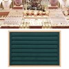 Rings Tray 7 Rows Stackable Protective Scratch Proof Lining Drawer