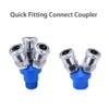 TopHomer 1/4'' Air Inlet Thread Air Compressor Connector Round Quick