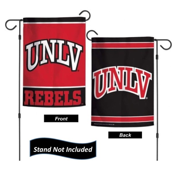 UNLV Rebels 12.5” x 18" Double Sided Yard and Garden College Banner Flag is Printed in The USA,