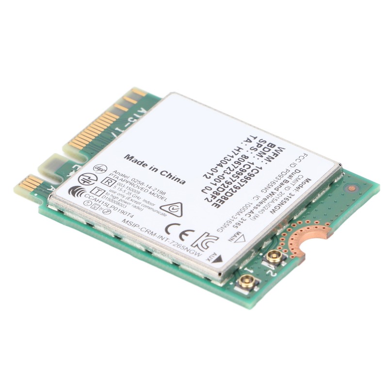 Wireless Network Card 433Mbps Dual Band 2.4G/5G NGFF/M.2 Mini Network