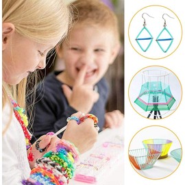 Toysrex Fashion Scoubi Scooby Scoubidou Scoobies 40 Pack Weaving Fashion Strings Friendship Bracelet Jeweler Making Craft (plain colour)