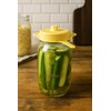 Silicone Airlock Fermentation Lids for Small Mouth Mason Jars. For