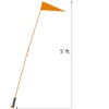 Trademark Innovations Bicycle Safety Flag 5'. Safety Flag with Bicycle