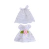 E-TING Wedding Set Beautiful Gown White Bride Dress with Veil