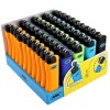 MK 50-PACK MK Grip Pro Refillable Butane Pocket Lighter (703335)