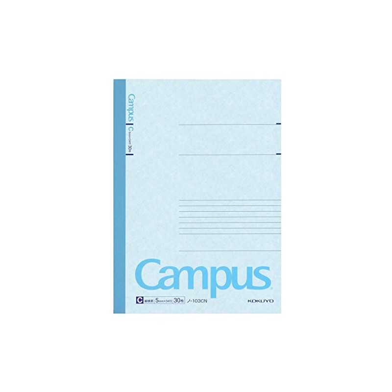 Kokuyo Campus Notes C College Ruled A5 30 Sheets of