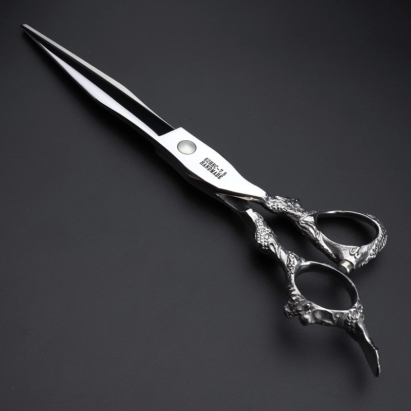 Professional Hairdressing Scissors 7/7.5/8 Inch Hairdressing Scissors Gold and Black