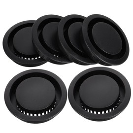 WOONEKY 6pcs Under Cabinet Air Vent Covers Durable Ventilation for Wardrobe Shoe Cabinet Kitchen Breathable Design for Optimal Airflow and Easy Installation